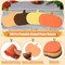 Pumpkin Paper Cut Outs Assorted Colors Pumpkin Die Cuts with Glue Points for Kids School Classroom Bulletin Board Decor Autumn Thanksgiving Crafts Party Supplies